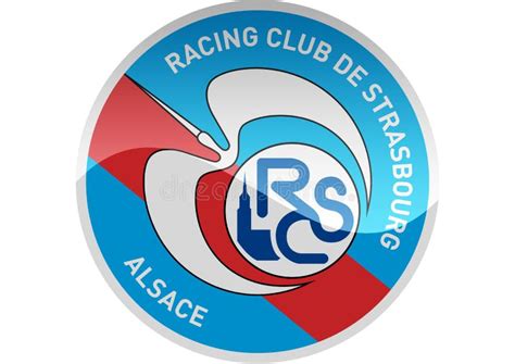 RC Strasbourg Alsace Logo editorial photo. Illustration of collection - 152327416