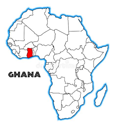 Ghana Africa Map Stock Illustrations – 3,612 Ghana Africa Map Stock ...