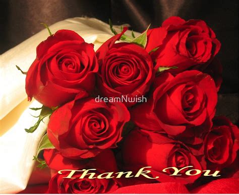 "Thank You (Eight Red Roses)" by dreamNwish | Redbubble