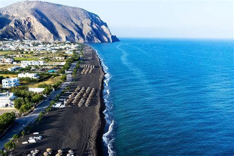 The World’s 20 Best Black Sand Beaches | Perissa beach, Black sand ...