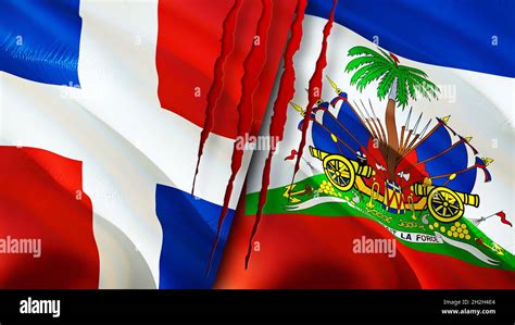 Dominican republic haiti flags hi-res stock photography and images - Alamy