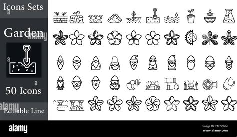 Garden icons set Vector illustration Stock Vector Image & Art - Alamy