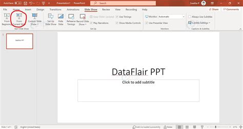 How to Run Slide Show in PowerPoint? - DataFlair