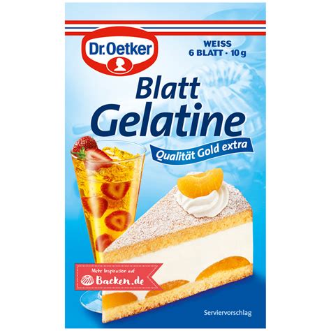 Dr. Oetker White Gelatin Sheets