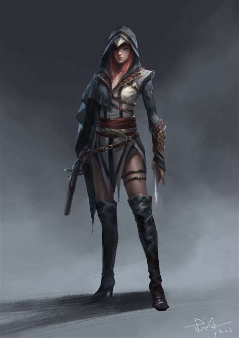 https://www.artstation.com/artwork/naJNX | Female assassin, Character portraits, Assassin female