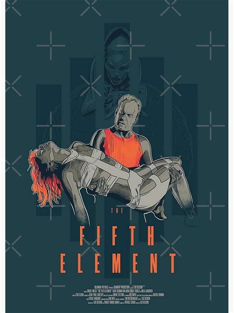 "The Fifth Element Movie Poster" Poster for Sale by PeacefulRiver ...