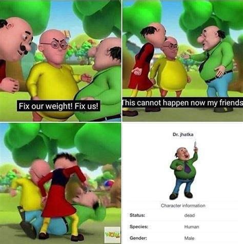 Motu and Patlu kill a man in cold blood | Motu Patlu | Know Your Meme