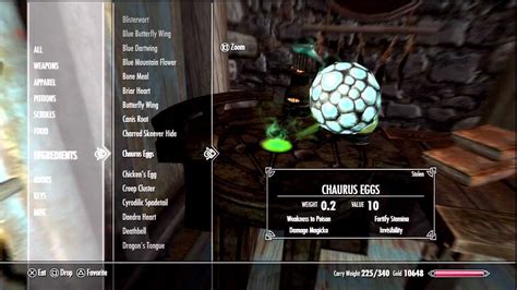 Skyrim - Alchemist guide - ingredients - YouTube