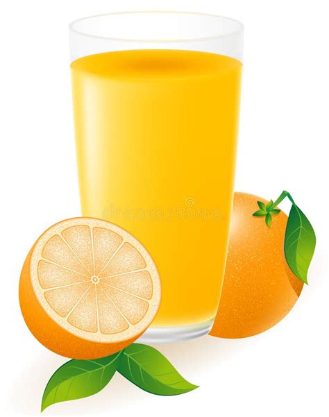 Orange Juice Vector Illustration Stock Vector - Image: 25601117