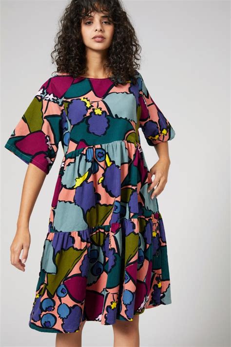 Gorman Online :: Black Forrest Cord Dress - Winter 19 - Shop | Quirky dress, Bright outfits, Dresses