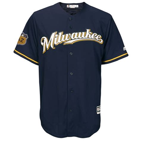 Milwaukee Brewers Majestic 2017 Spring Training Cool Base Team Jersey ...