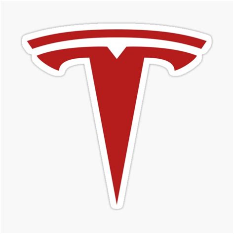 Tesla Logo Stickers | Redbubble