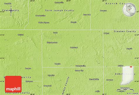 Lagrange County Indiana Map - Map Of Alabama