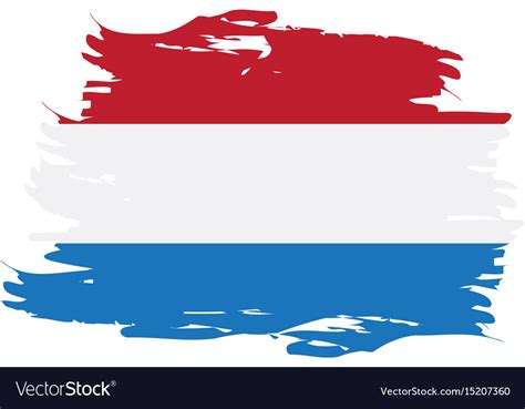 Isolated dutch flag Royalty Free Vector Image - VectorStock