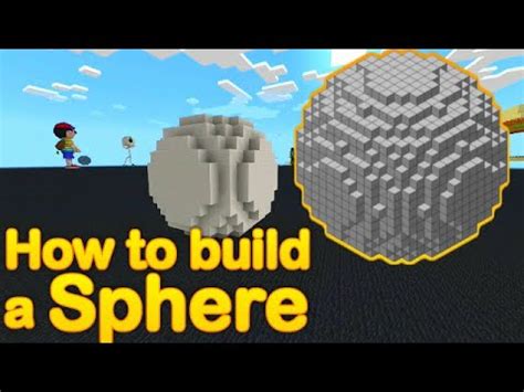 Minecraft - How to make a sphere EASILY - minecraft sphere tutorial - YouTube