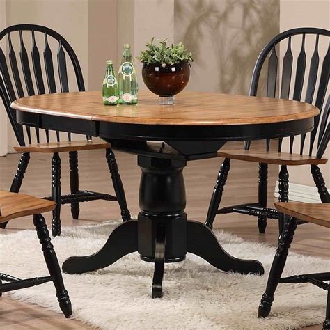 Oak Dining Table Black Chairs | abmwater.com