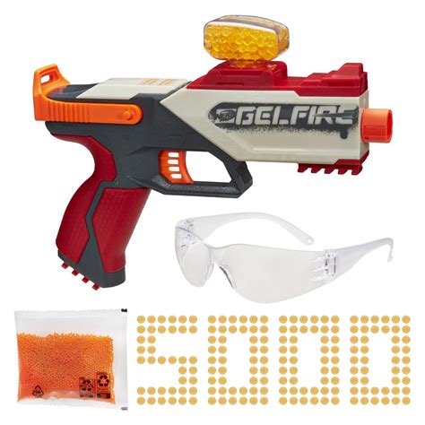 Buy NERFPro Gelfire Legion Spring Action Blaster, 5000 Rounds, 130 Hopper, Protective Eyewear ...