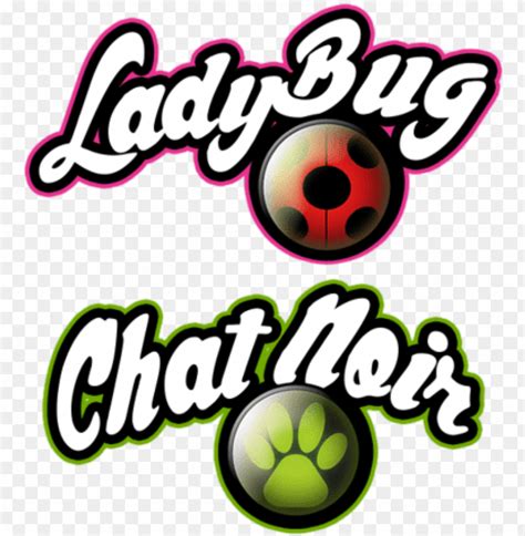 And Chat Noir Logos - Miraculous Ladybug And Cat Noir Logo PNG ...