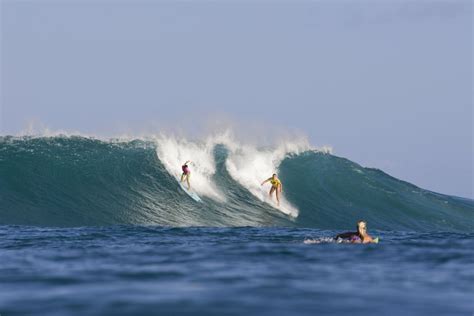 Surfing Honls Beach Kailua Kona Hawaii USA