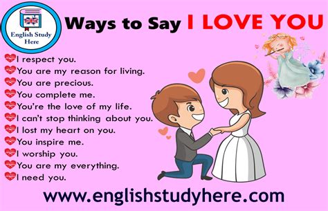 Different ways to say i love you - bewerpart