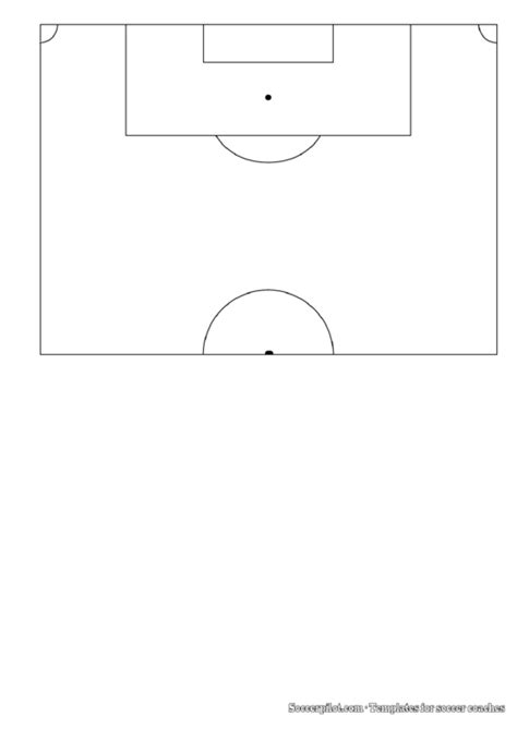 Printable Soccer Field Template