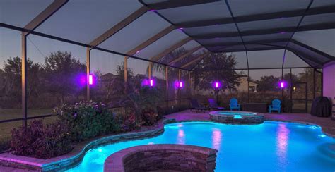 LED Lanai Lightingby Sunset Lighting Design, LLC | Tampa, FL | Pool ...