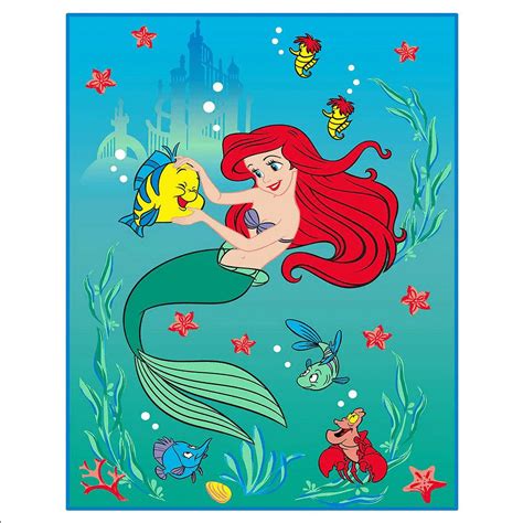 Ariel And Flounder And Sebastian