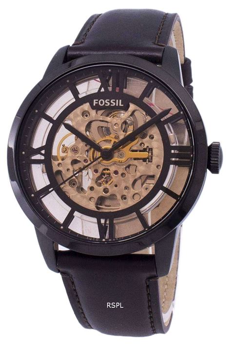 Fossil Townsman Automatic Skeleton Dial ME3098 Men's Watch