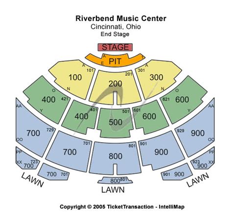 Seating Chart For Riverbend Music Center