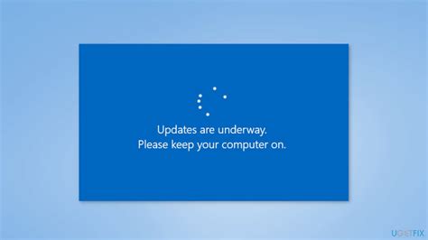 How to fix Windows stuck on "Updates are underway" screen?