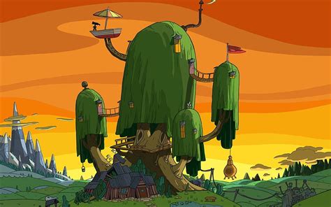 Adventure Time Tree House, Adventure Time Treehouse HD wallpaper | Pxfuel