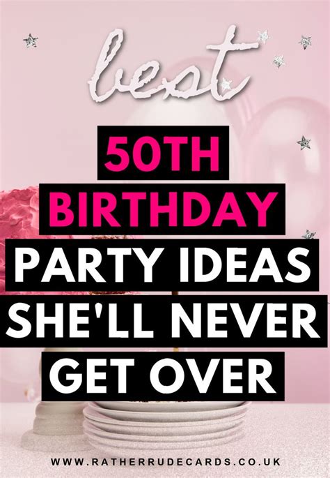 DIY creative 50th birthday party ideas for her in 2023 | 50th birthday ...