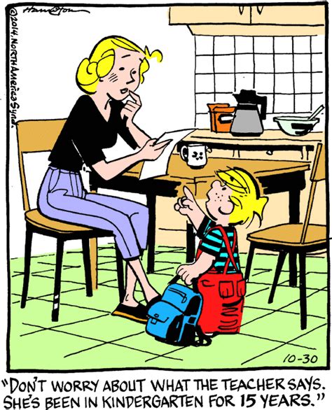 Dennis the Menace | Funny cartoon pictures, Teacher humor, Dennis the ...