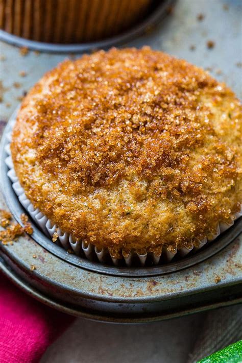 Mom's BEST Zucchini Muffins (Super Easy!) - Oh Sweet Basil