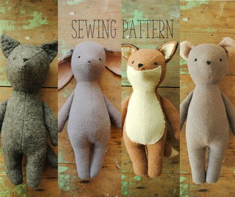 Free Printable Stuffed Animal Patterns