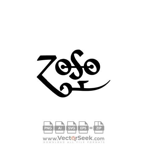 Zoso Led Zeppelin Logo Vector - (.Ai .PNG .SVG .EPS Free Download) VectorSeek