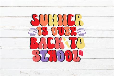 Summer is over Back to School Graphic by svgdesigncreator · Creative Fabrica