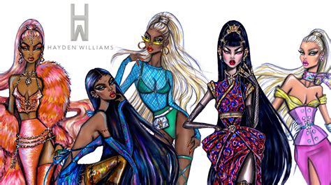 Hayden Williams Fashion Illustrations on Tumblr