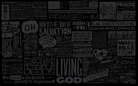 1366x768px | free download | HD wallpaper: living god text on black background, typography ...