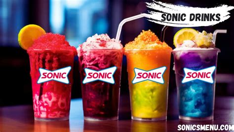 Exclusive Sonic Drinks Menu with prices