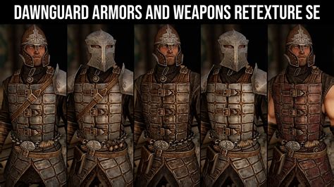 Dawnguard Armors and Weapons Retexture SE at Skyrim Special Edition Nexus - Mods and Community