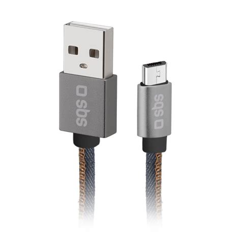 Micro USB cable for charging smartphones