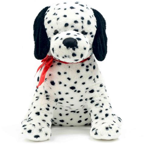 Large Dalmatian Puppy Dog Plush Toy with Red Bow 24" - Walmart.com ...