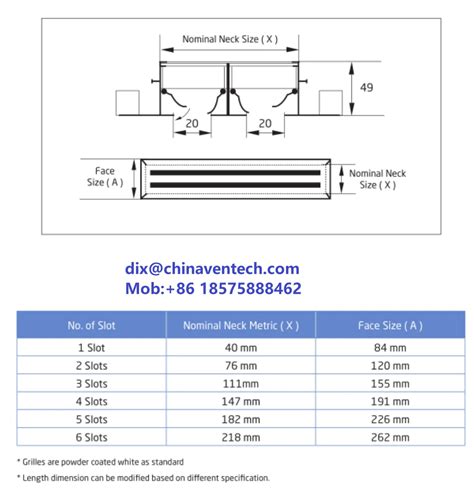 Air Conditioner Ventilation Air Ceiling Linear Slot Diffuser With Removable Core - Buy Air ...