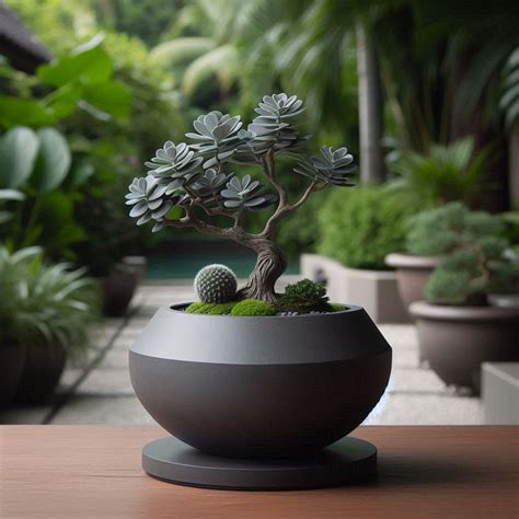 Modern Bonsai Pot Bowl by Deltaprints | Download free STL model | Printables.com
