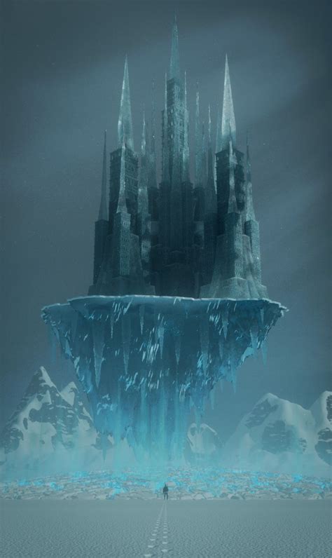 ArtStation - Ice Castle, Hugh Barrow | Ice castles, Ice aesthetic, Fantasy castle