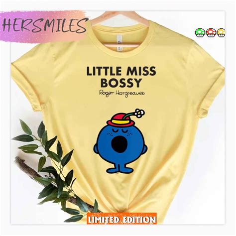 Womens Mr Men Little Miss Bossy T-shirt - Hersmiles