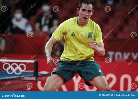 Olympic game table tennis editorial photography. Image of power - 226061557