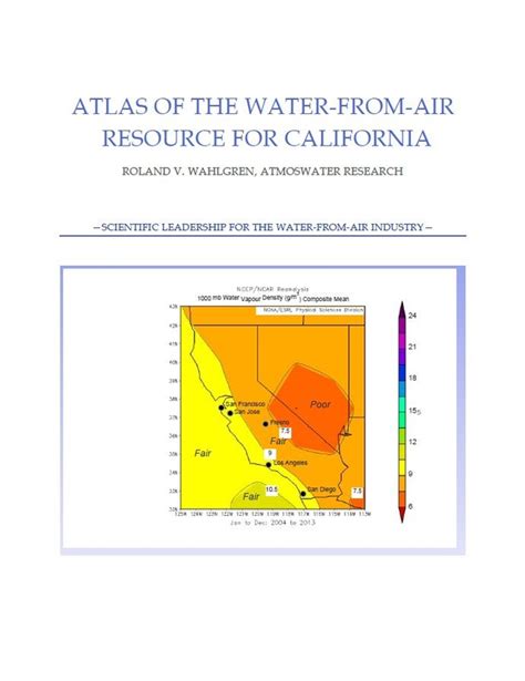 Sample: Atlas of the Water-from-Air Resource for California ...