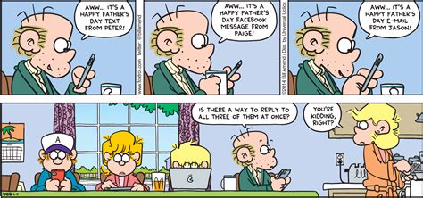 "Reply All" | Father's Day - Technology | FoxTrot Comics by Bill Amend